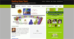 Desktop Screenshot of healinghopeteam.com
